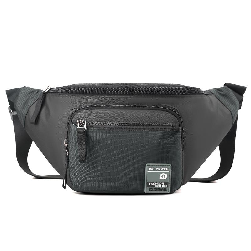 Portable Waterproof Men's Chest Bag Multi-functional Outdoor Sports Sling Bag Travel Shoulder Bag Waist Pack Crossbody