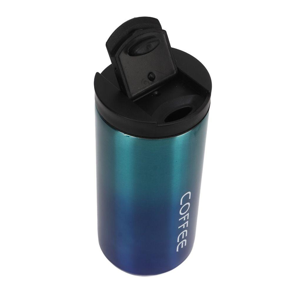 201 Shell Insulated Coffee Mug Gradient Water Bottle Durable Travel Tumbler  Camping