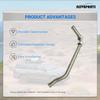 598-143 EGR Line Tube Pipe for 2004-2010 Ford Explorer Mercury Mountaineer 2007-2010 Ford Explorer Sport Trac 6 Cyl 4.0L 5L2Z9E469A
