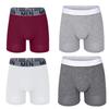 4Pcs Male Panties Cotton Men's Underwear Boxers Breathable Man Boxer Printed Underpants Comfortable Shorts Men Underwear S-XXL