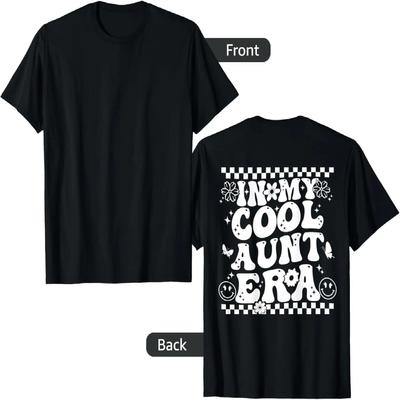 Dans Mon Époque d'Oncle Cool T-shirt Drôle Groovy pour Tante