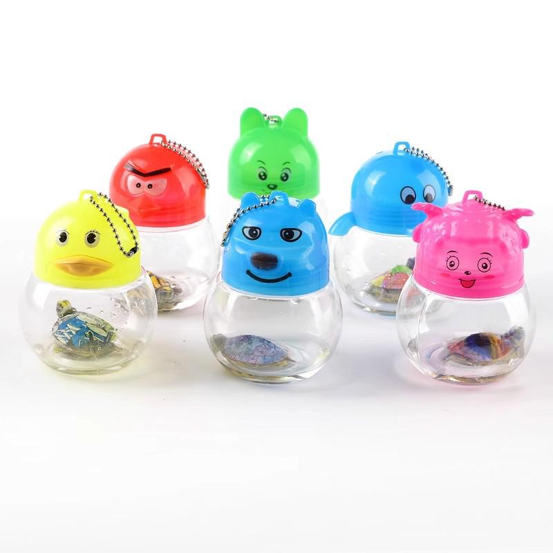 Compact Breathable Plastic Fish Tank with Air Hole for Small Fish or Turtles
