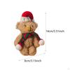 Weihnachten süße Plüsch Bär Puppe erröten Ornament Sammler Charme Dekoration für Wohnzimmer
