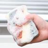 1/5/10pcs Color Dishwashing Sponge Wood Pulp Cotton Color Magic Cleaning Sponge Remove Rust Pot Brushes Kitchen Washing Tool