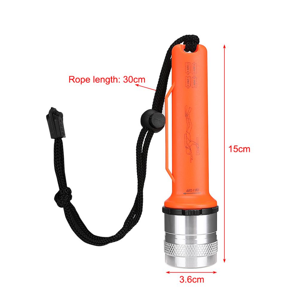 NEW LED  Three-Mode Daylight Diving Waterproof Outdoor Flashlight Light