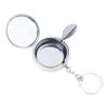 Portable Ashtray Keychain for Car Use Fireproof Alloy Ashes Holder Keyring Smokings Accessories for Indoor and Outdoor