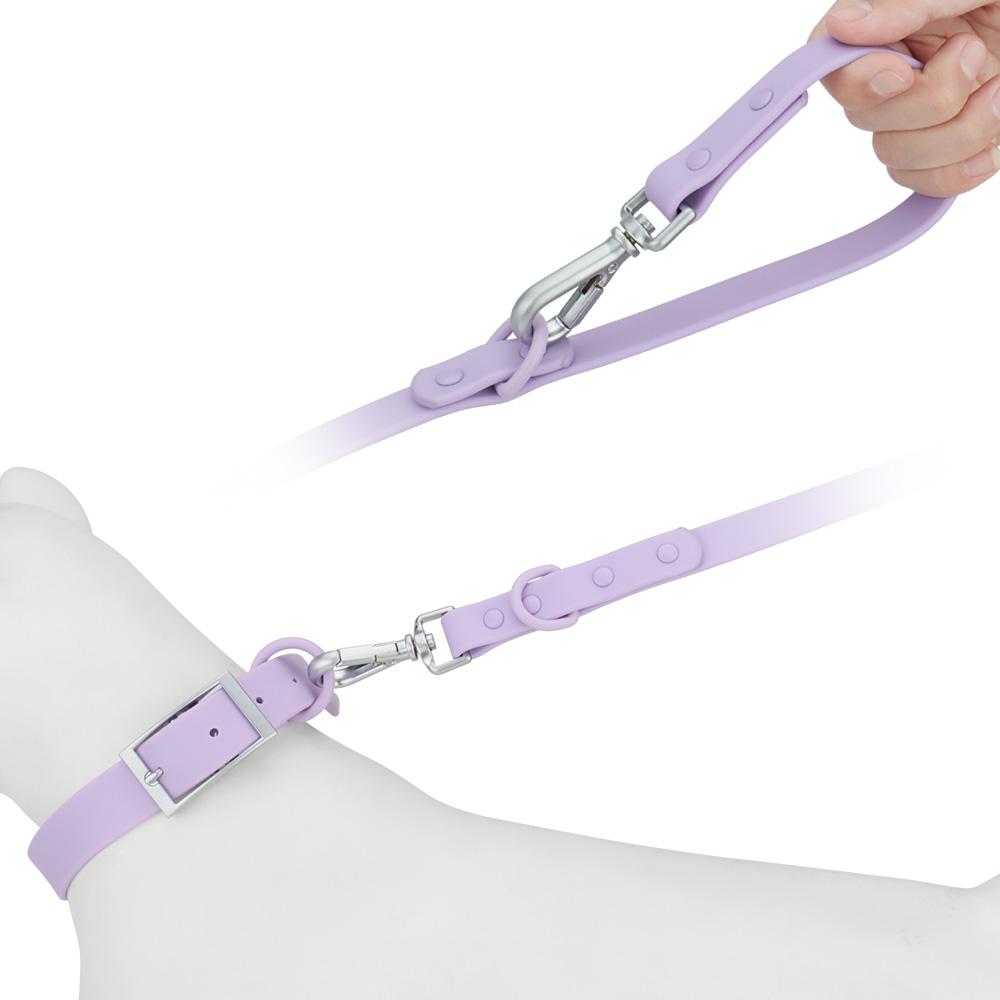Set Collar Leash Pet PVC Cat Collar Leashes For Small Medium Big Dog Outdoor Walk