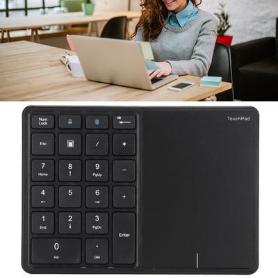 Wireless Numeric Keypad 2.4G 22 Keys   Lightweight Portable Type C ABS   Number Pad for Study Work
