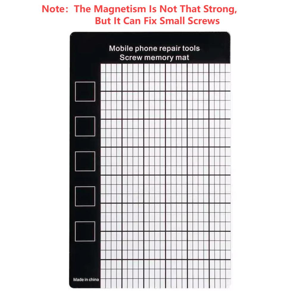

1pc Magnetic Screwpad Screw Postion Memory Plate Mat Small Screws Assorted Fixing Chart Board Magnetic Tool Pad China Mainland