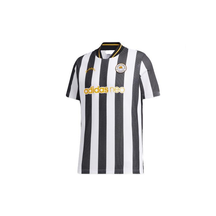 adidas neo adidas Yellow Sports Short Sleeve Black White Men s GL7215 M