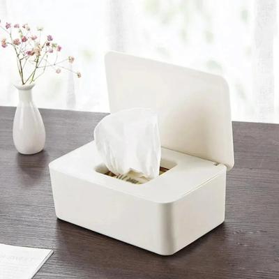Boîte à lingettes humides avec couvercle anti-poussière, boîte à mouchoirs humides, boîte de rangement de bureau domestique, boîte à couvercle étanche pour mouchoirs