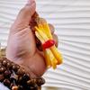 Realistic Food Keychain Set PVC Mini Crab Lobster Keyring Creative Novelty Fun Gift for Car Key Backpack Lovers Friend Party Decoration