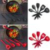 5 Pieces Silicone Heat Resistant Non Stick Kitchen Spatula Spoon Cooking Baking Tools Kitchen Utensils Gadgets Tool Set