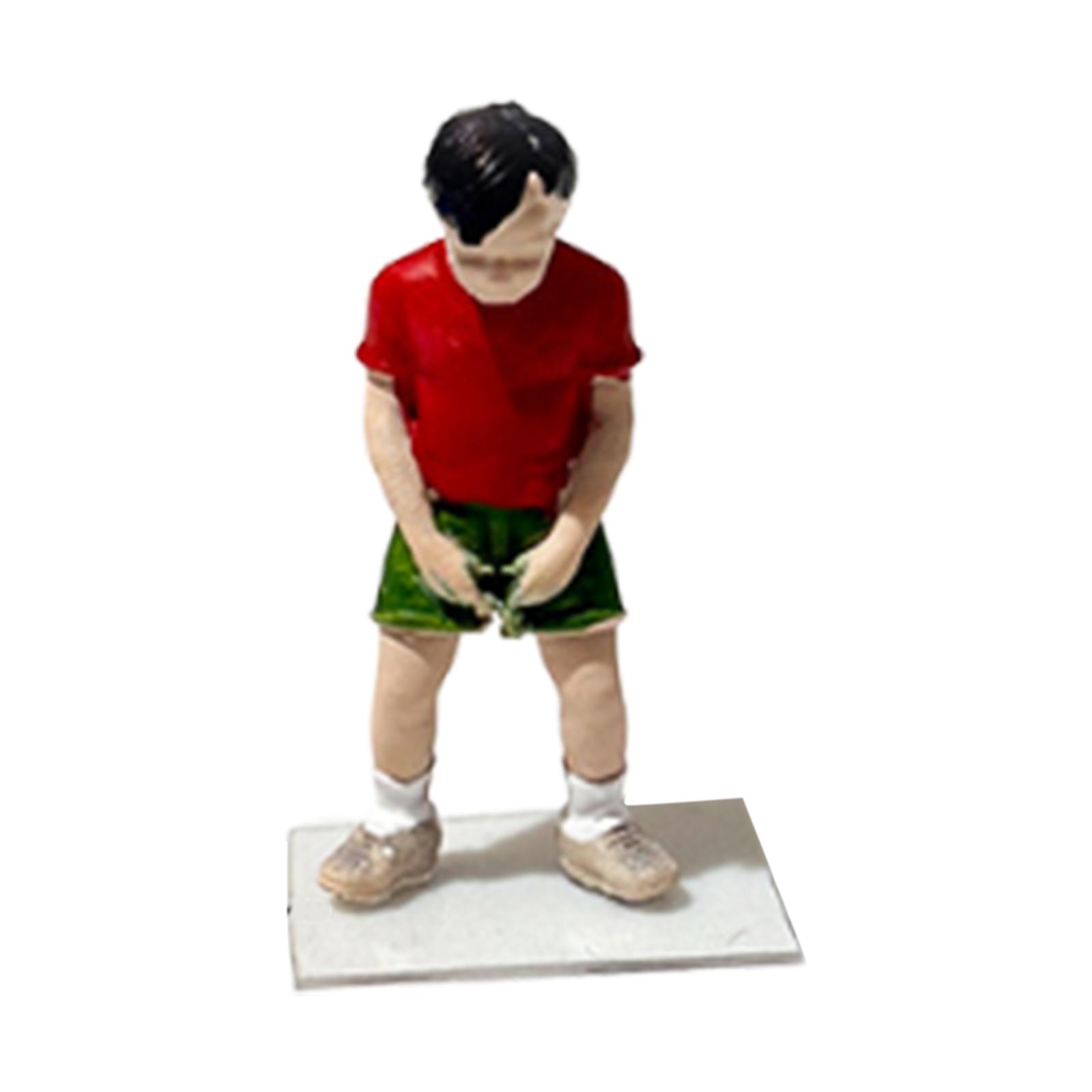 1/64 Miniature Figure Resin Trendy Tiny People Figurine Human Figure Model Painted for Sand Table Crafts Diorama Decor Layout