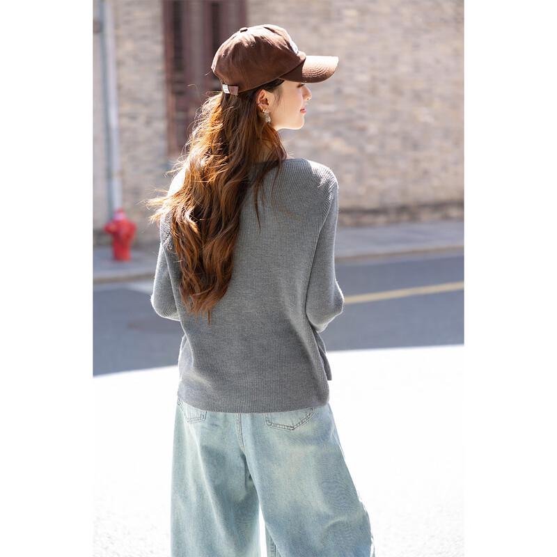 Mokana Women's Faux Two-Piece Long-Sleeve Knit Top