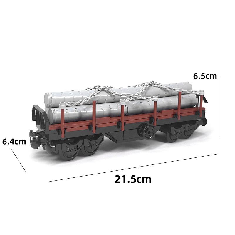 Creative Technica Ideas City Christmas Retro Sightseeing Carriage Tank Car Train Moc Railway Express Bricks Building Blocks Toys