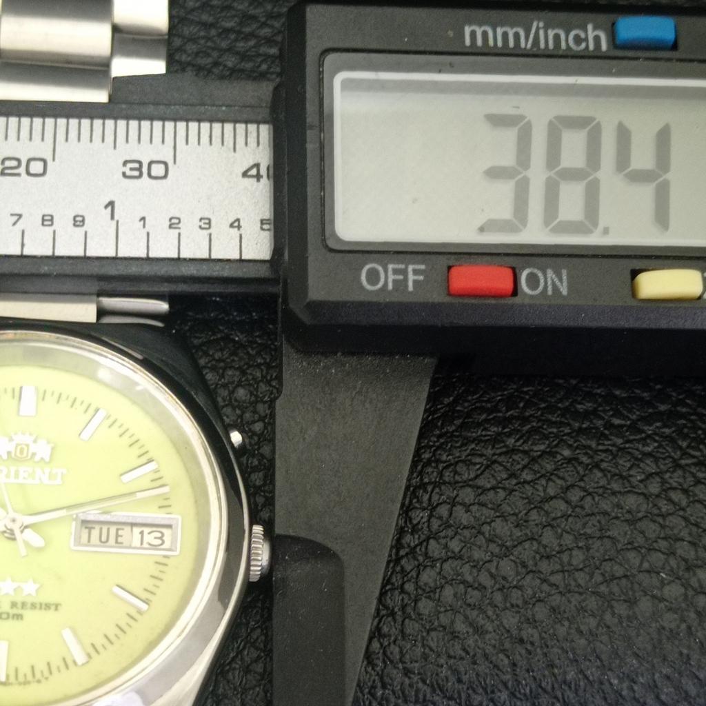 GENUINE VINTAGE ORIENT AUTOMATIC 46943 JAPAN MENS ORIGINAL DIAL WATCH a703483-1 R213c-a703483