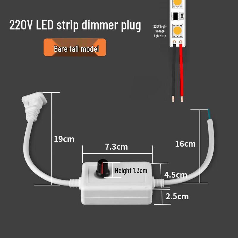 Dimmer LED a Tensione Alta 220V con Spina