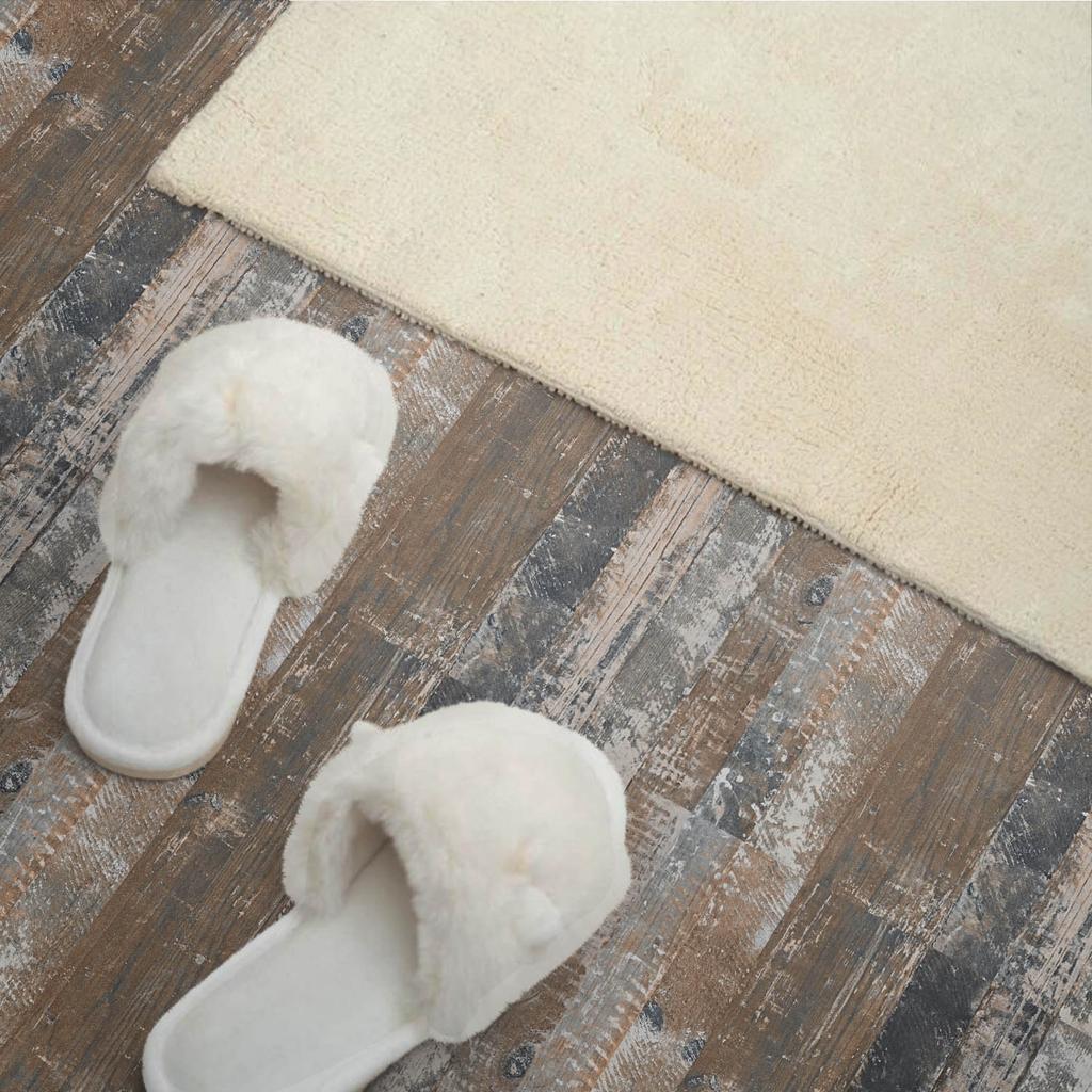 Zestaw Kafelków Winylowych Z Nadrukiem - Dekoracja Do Sypialni Deski W Naturalnym Stylu 10X40X20 Cm