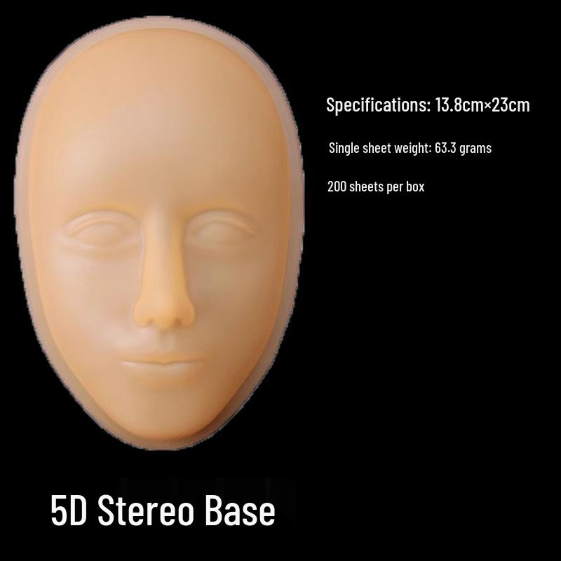 Realistic Silicone Practice Skin for Semi-Permanent Makeup: Eyebrows, Eyes, Lips Tattoo Training for Beginners