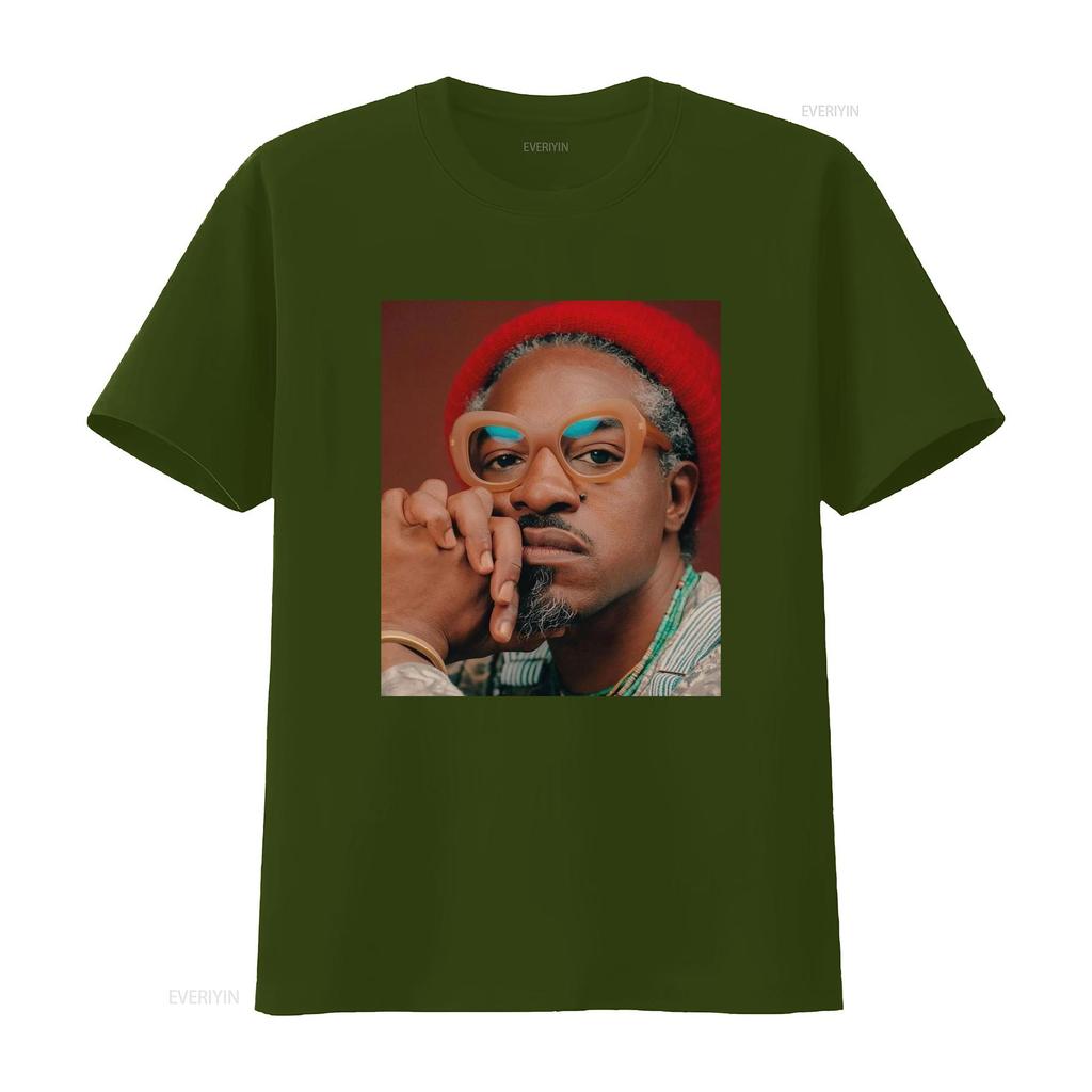 Vintage Streetwear Hip Hop Rapper Realistic Portrait Print Casual T Shirt vintage Washed Slightly graphic fashion Stretched