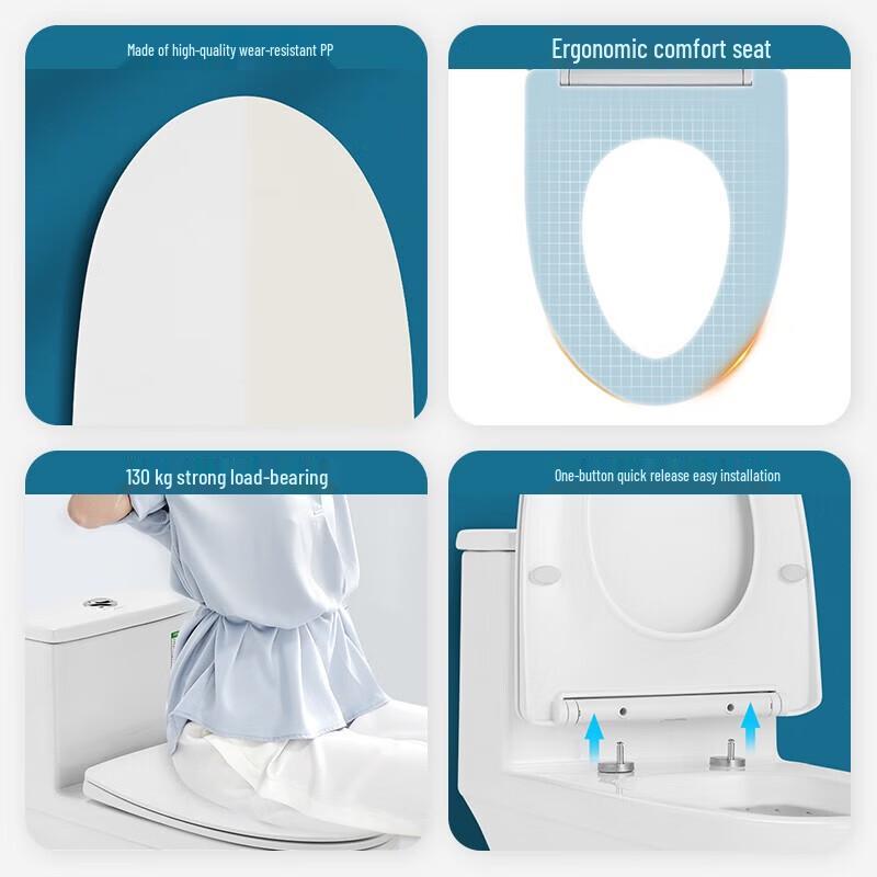 Jomoo Universal Slim V-Shape Toilet Seat Cover