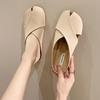 Baotou Half Slippers for Women Wearing New Korean Style Flat Sandals Lazy Fashion Mules for Women