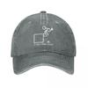 Vintage GasGas I Ride Over Stuff Refined Baseball Cap Unisex Style Distressed Denim Sun Cap Outdoor Activities Caps Hat