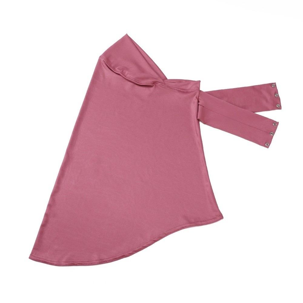 Soft Ramadan Hijab Breathable Headwrap Fashion Women s Under Cap Outdoor розовый