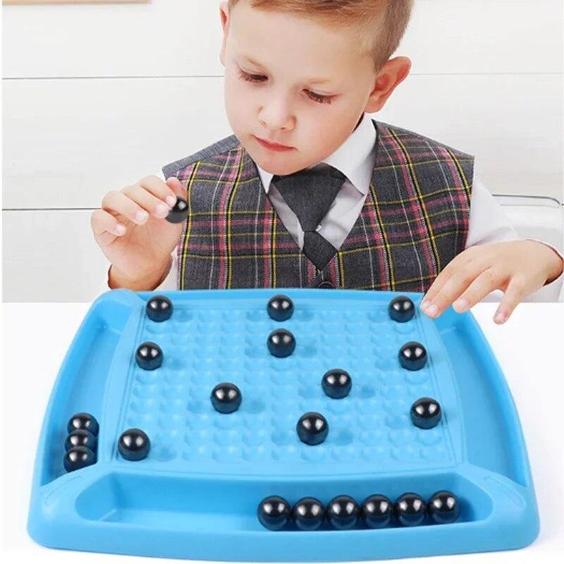 Magnetic Chess Game Interactive Chess Board Party Games Battle Chess Set Family Gathering Gift Toy for Kids