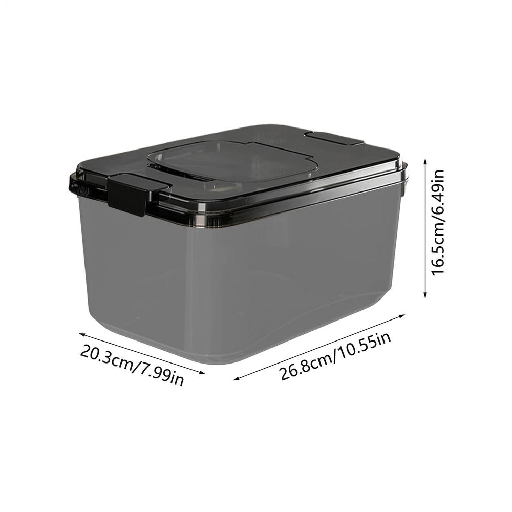 Airtight Dog Food Container Stackable Feed Bucket Cereal Barrels for Pantry Camping Outdoor Pet Feeding Farmhouse