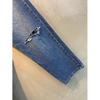 C S In The Room Women S Lemon baCk bandIng diStreSSed Cut Baggy jeanS 2Color