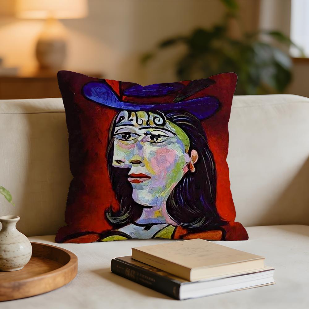Famous Artist PPicassoS Cushion Cover Short plush pillowcase for bed sofa carwashable 30x30cm