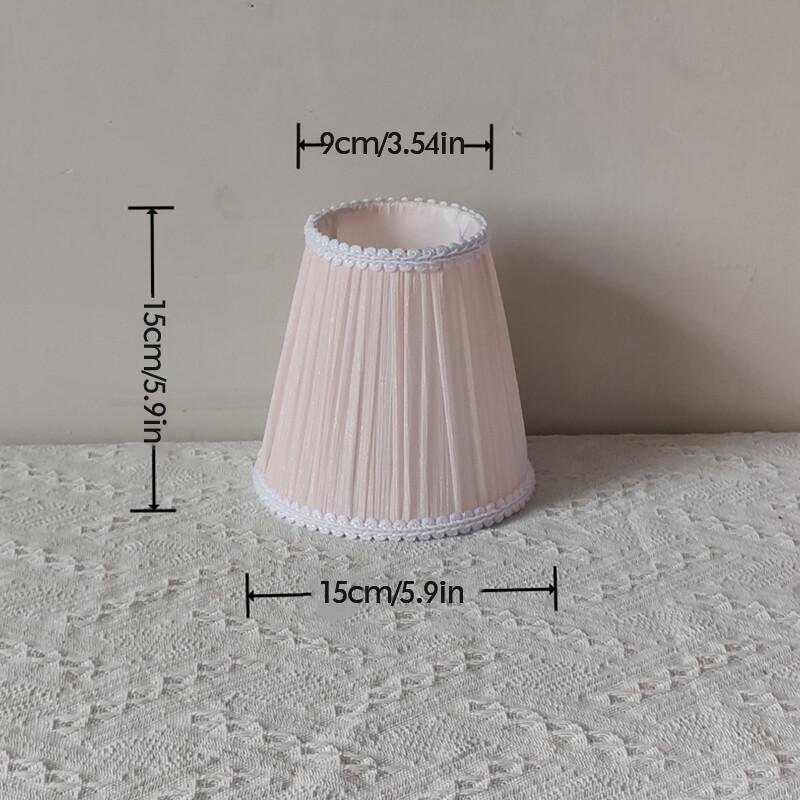 

13x24x19cm DIY Handmade Bedside Table Lamp Shade Brocade Crinkle Lampshade Wall Lamp Shade Chandelier Lampshade Decorative
