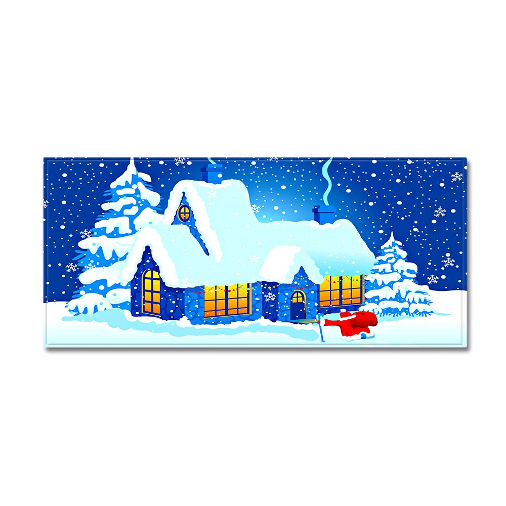 Christmas Kitchen Sand Carpet Doormat Long Floor Mat