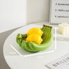 Creative Banana Shaped Storage Tray, Ceramic Fruit Tray, Household Snack Storage Tray, Living Room Desktop Storage Container