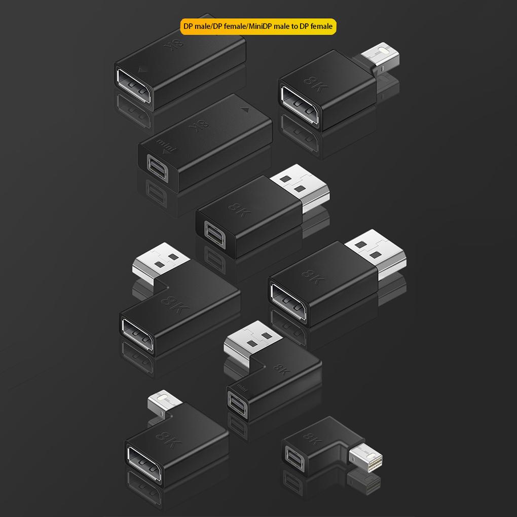 Laptop Displayport Adaptor Home Office Hotel Portable 4K 120/144Hz 8K 2K High Resolution Converter Conversion Connection