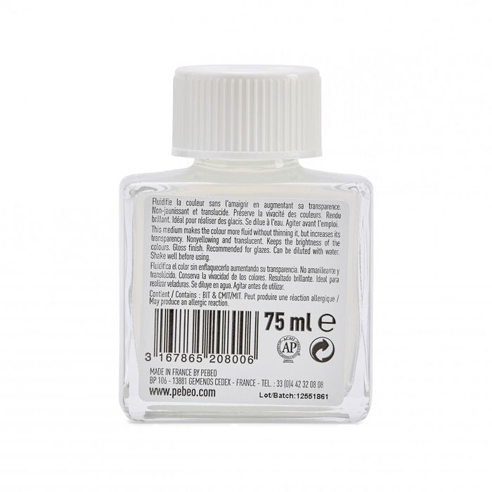 Médium Acrylique - PEBEO - Artist Acrylics - 75 ml - Brillant - Non jaunissant