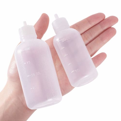 BENECREAT 8-Piece 50/100ml Needle Tip Bottle Set, Multipurpose Precision Applicator Bottle Set with Colorful Needle Tips for DIY, Arts, and Crafts