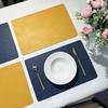 In Stock European-Style Luxury Leather Placemat: Waterproof, Oil-proof, Heat-Insulating Mat for Bowls and Plates