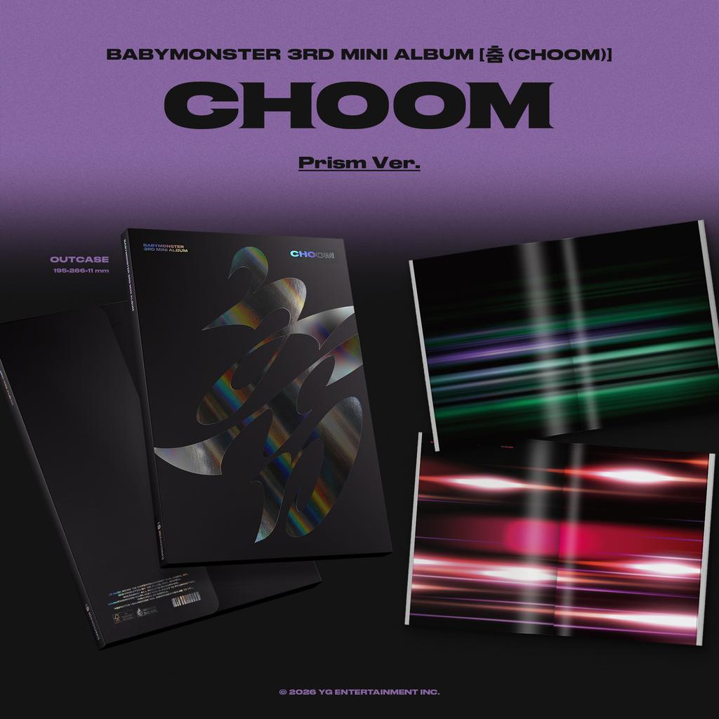 [pre-order] [Early Bird POB][WEVERSE POB] BABYMONSTER - CHOOM (Photobook Ver.) Set + CHOOM (Jewel Ver.) Set