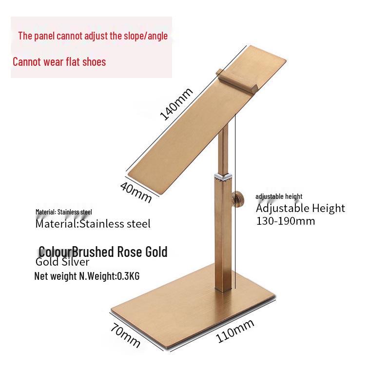 Adjustable Stainless Steel Shoe Display Stand