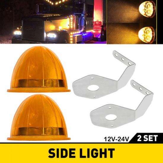 Watermelon LED Side Marker Light Under Glow + Mount Bracket Lamp For Ford F150