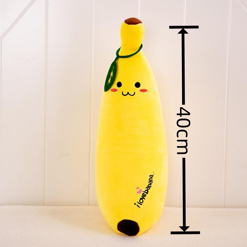 

Cute Long Strip Banana Stuffed Body Pillow Large Realistic Banana Cushion Cartoon Expression Sofa Bedroom Cushion Home Decor