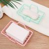 Space Saving Drain Soap Box Wall Mounted Soapbox Portable Soap Storage Rack