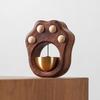 Cute Cat Paw Wind Chime: Entry Reminder Bell with Suction Mount