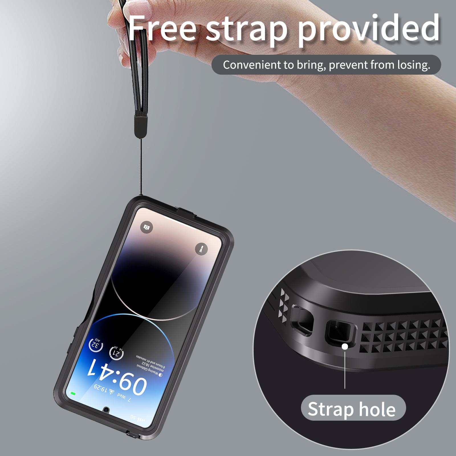 

REDPEPPER A Series IP68 Waterproof Case for Xiaomi Redmi Note 13 Pro 5G Screen Protector Underwater Phone Shell A