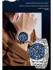 Ofns Luxury Quartz Watch: Luminous, Rotating Bezel, Waterproof & Single Calendar - Men's Business Wristwatch.