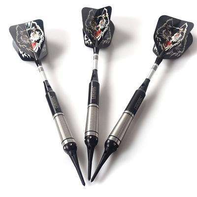 Cuesoul Neueste Wolf Design Serie Soft Tip Darts 16 Gramm Barrel von (Satz 3) (SkyWolfF-88)