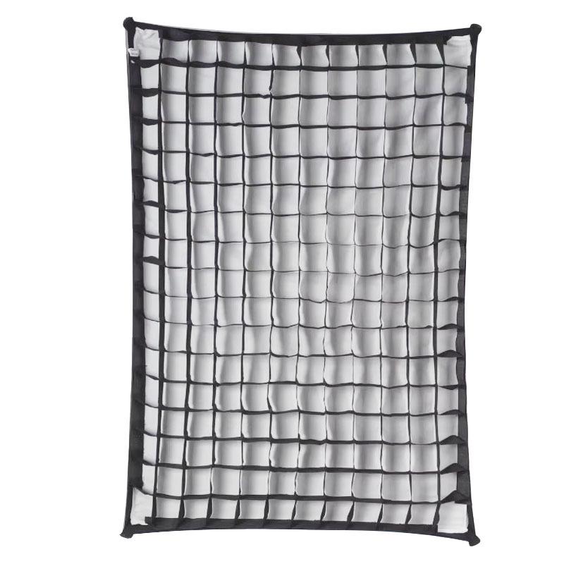 Quick-Release Bowens Mount Softbox with Rectangular Grid Diffuser for Photography